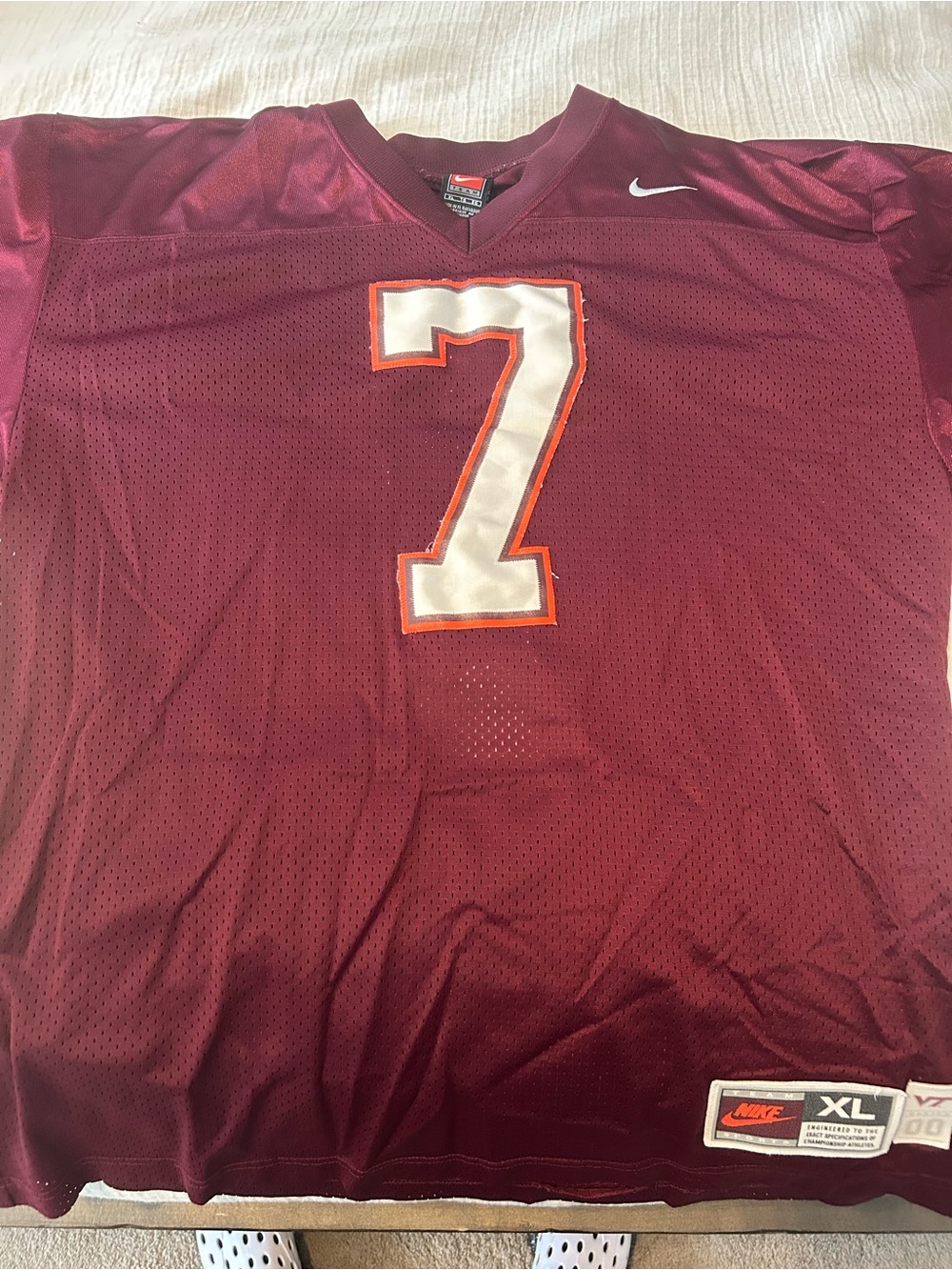 Virginia Tech Michael Vick Nike Men’s Maroon Football Jersey